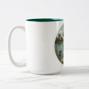 Tasse 2 Couleurs Restez Curieux Cozy Cryptide Nessie Monstre du Loc