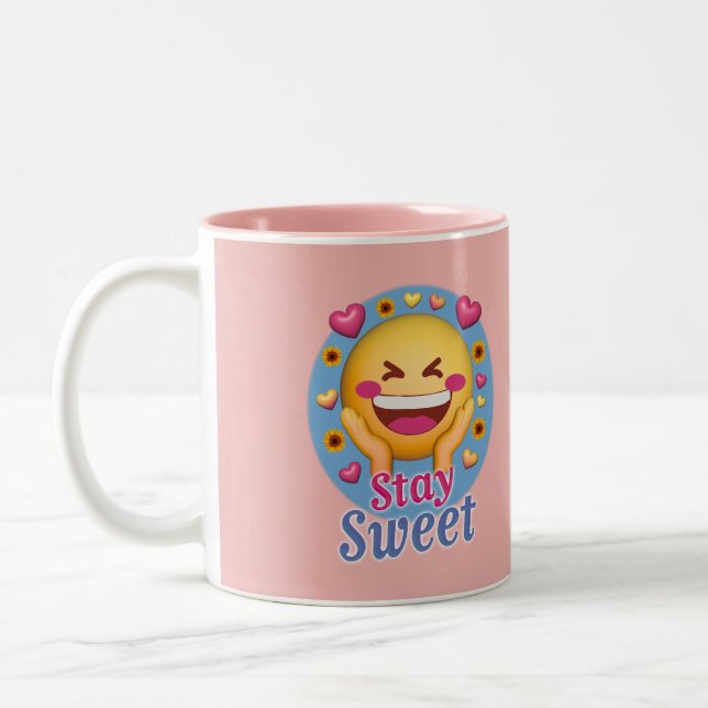 Tasse 2 Couleurs Restez doux  (Gauche)