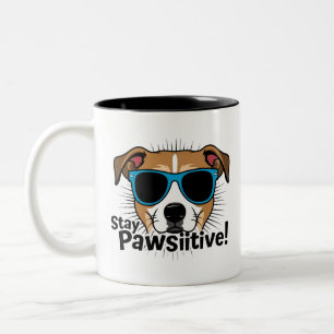 Tasse 2 Couleurs Restez la Musique Pawsitive