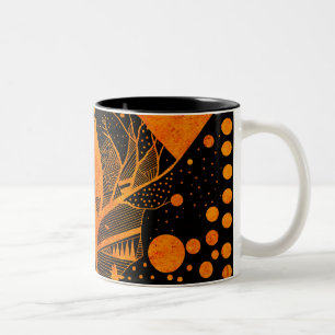 Tasse 2 Couleurs résumé d'or