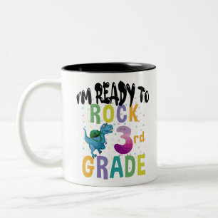 Tasse 2 Couleurs Retour à l'école Je suis prêt à écraser 3e année D
