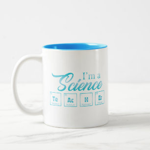 Tasse 2 Couleurs Retour à l'école : Je suis professeur de sciences
