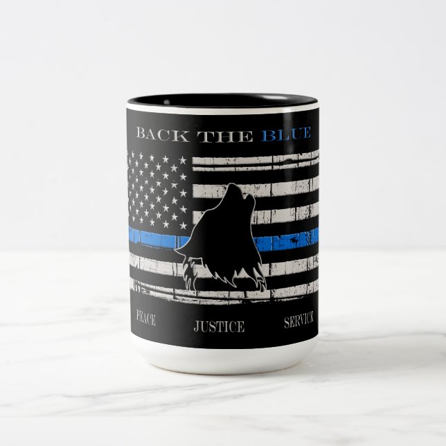 Tasse 2 Couleurs Retournez le bleu (Centre)