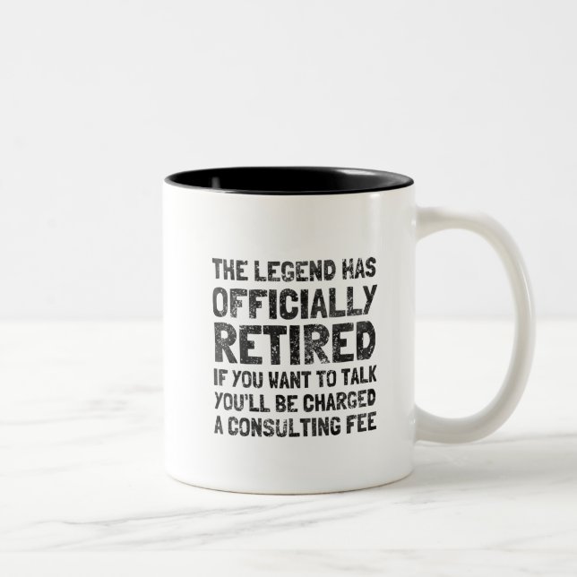 Tasse 2 Couleurs Retraité 2020 (Droit)