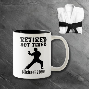 Tasse 2 Couleurs Retraite non fatiguée Martial Arts