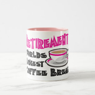 Tasse 2 Couleurs Retraite (rose)
