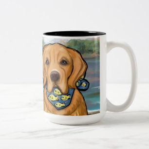 Tasse 2 Couleurs Retriever doré