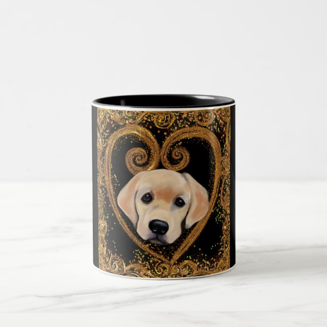 Tasse 2 Couleurs Retriever du Labrador  (Centre)