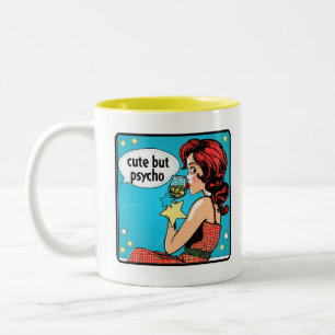 Tasse 2 Couleurs Retro Chic : Citation Vintage Pop Art Inspirationa