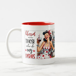 Tasse 2 Couleurs Retro Chic : Vintage Pop Art Drôle Humour Citation
