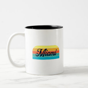 Tasse 2 Couleurs Retro Miami