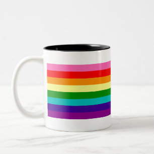 Tasse 2 Couleurs Retro Rainbow 8 Pride