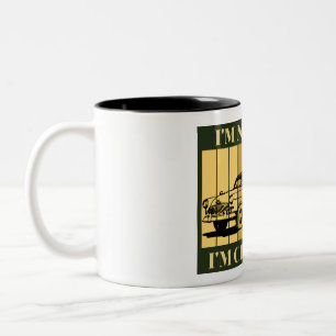 Tasse 2 Couleurs rétro vintage pas vieux am classic papa