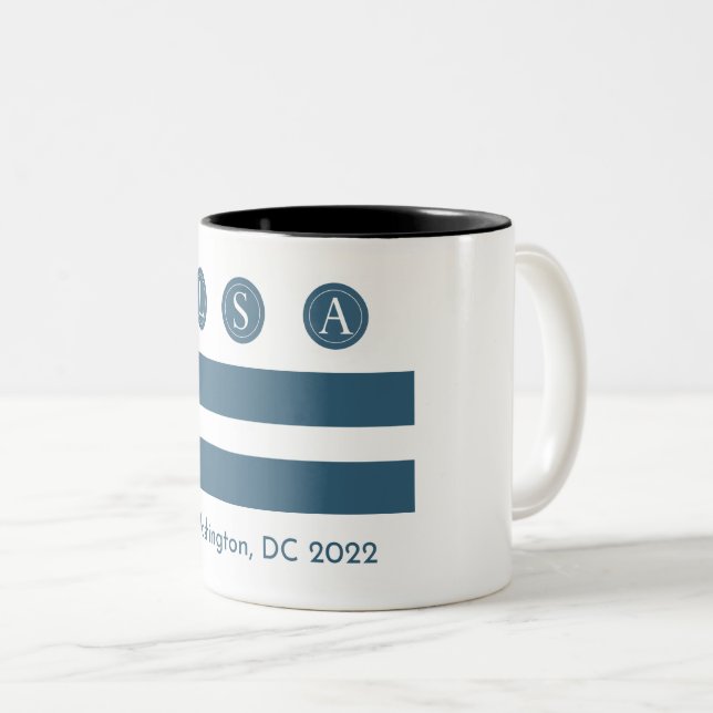 Tasse 2 Couleurs Réunion annuelle 2022 du LSA, Drapeau DC (Devant droit)
