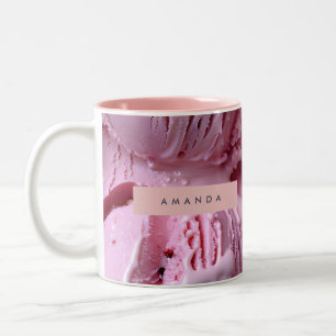 Tasse 2 Couleurs Rêve de Crème Glacée Violette Sucrée Personnalisée