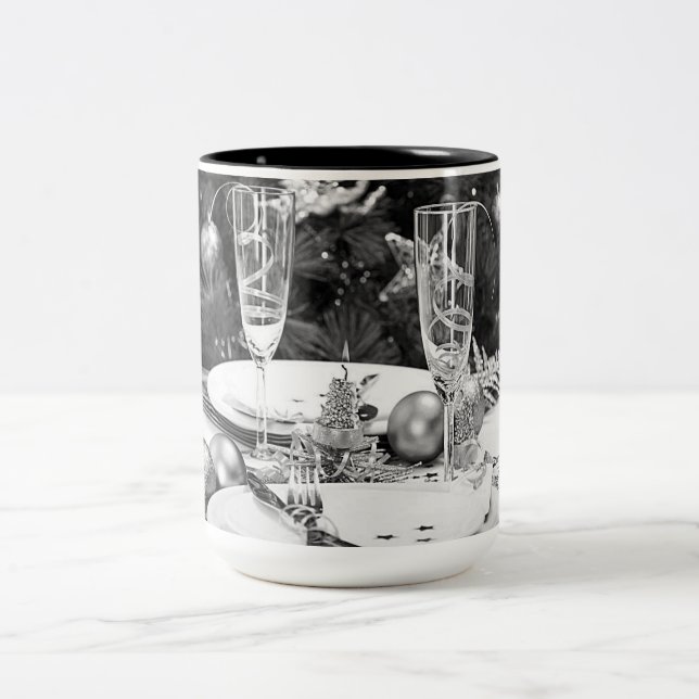 TASSE 2 COULEURS ****RÊVE DU CHAMPAGNE**** (Centre)