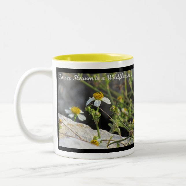 Tasse 2 Couleurs Réveillez-vous avec la boue Fleur sauvage (Gauche)