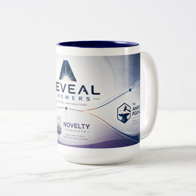 Tasse 2 Couleurs Révéler les réponses (Devant droit)
