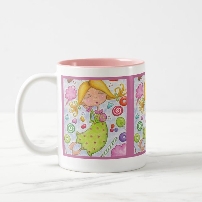 Tasse 2 Couleurs Rêves les plus doux (Gauche)