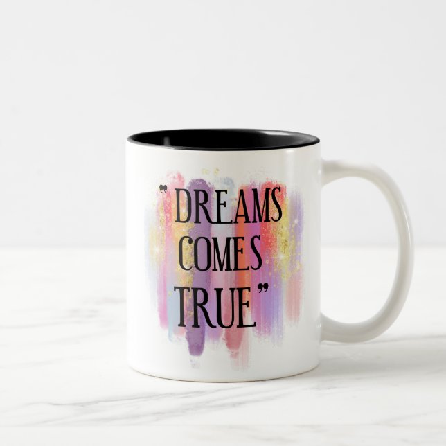 Tasse 2 Couleurs Rêves Réalisés (Droit)