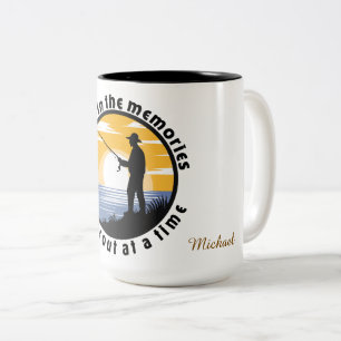 Tasse 2 Couleurs Revivre des souvenirs, un truite à la fois sur mes