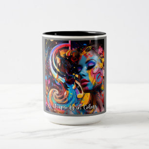 Tasse 2 Couleurs Rhapsody en couleurs