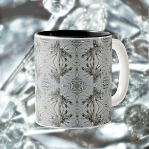 Tasse 2 Couleurs Rhinestones vintages en verre Art Déco