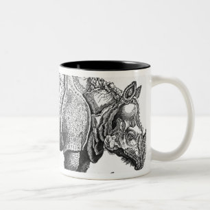 Tasse 2 Couleurs Rhinocéros, de 'Historia Animalium