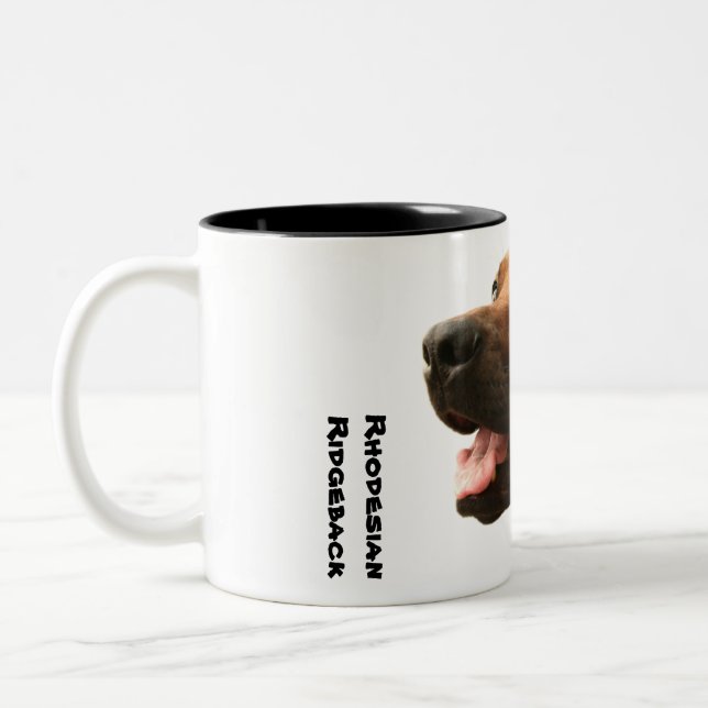 Tasse 2 Couleurs Rhodesian Ridgeback (Gauche)