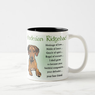 Tasse 2 Couleurs Rhodesian Ridgeback Cadeaux