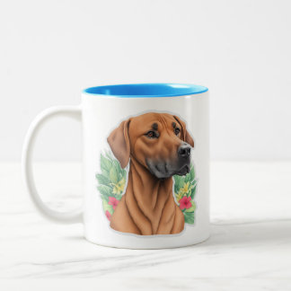 Tasse 2 Couleurs Rhodesian Ridgebacks sont ma coupe de café de thé