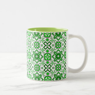 Tasse 2 Couleurs Riche modèle vert de Patrick
