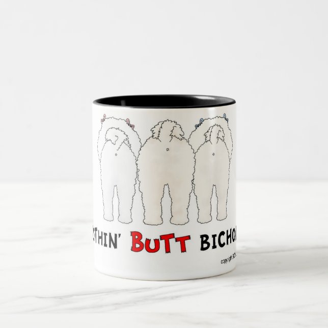 Tasse 2 Couleurs Rien n'aboutent Bichons (Centre)