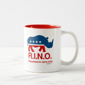 Tasse 2 Couleurs RINO - Républicain au nom uniquement