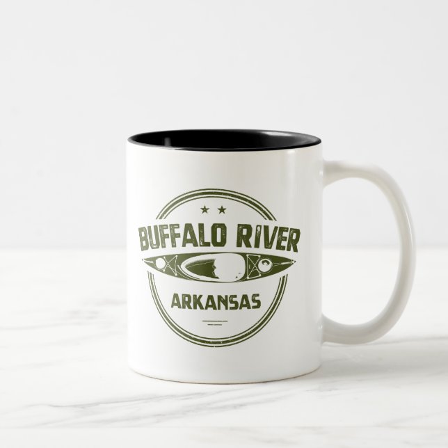 Tasse 2 Couleurs Rivière Buffalo, Arkansas (Droit)