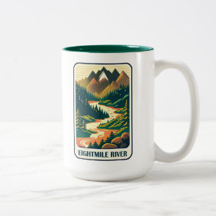 Tasse 2 Couleurs Rivière Eightmile Couleurs du Connecticut