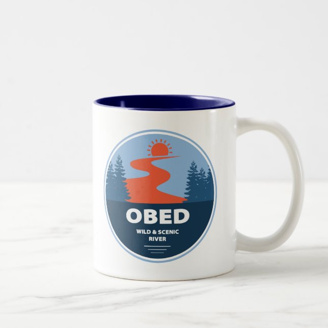 Tasse 2 Couleurs Rivière Obed Sauvage Et Pittoresque (Droit)