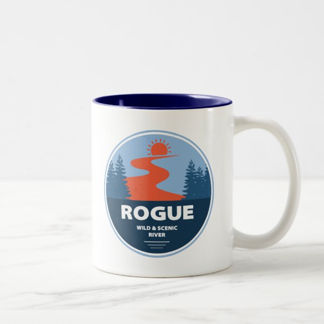 Tasse 2 Couleurs Rivière Wild Rogue Et Pittoresque (Droit)