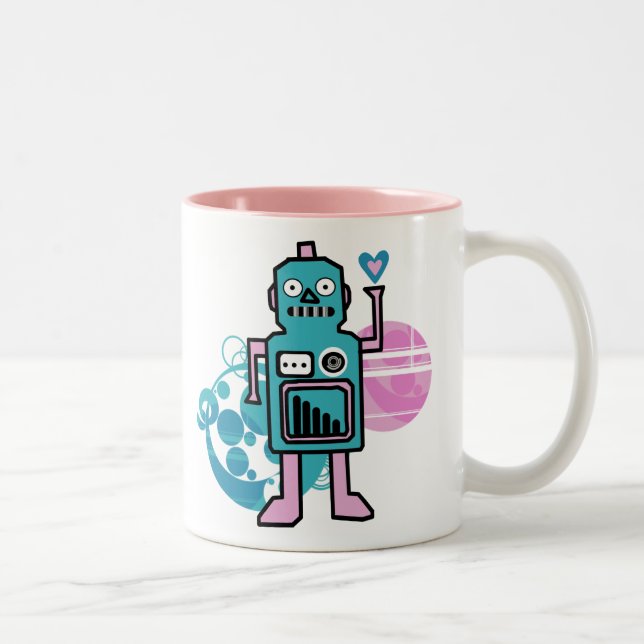 Tasse 2 Couleurs Riyah-Li conçoit le robot (Droit)