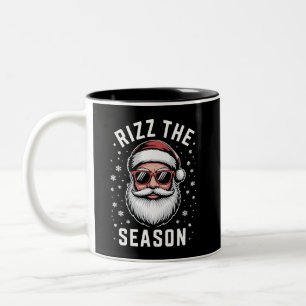 Tasse 2 Couleurs Rizz la Saison Noël Silly Christmas Drôle de Père