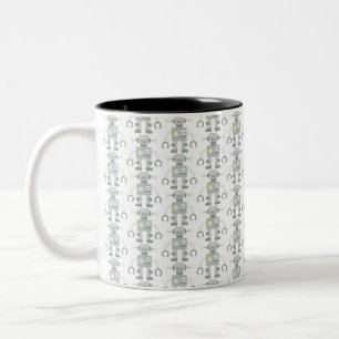 Tasse 2 Couleurs robot