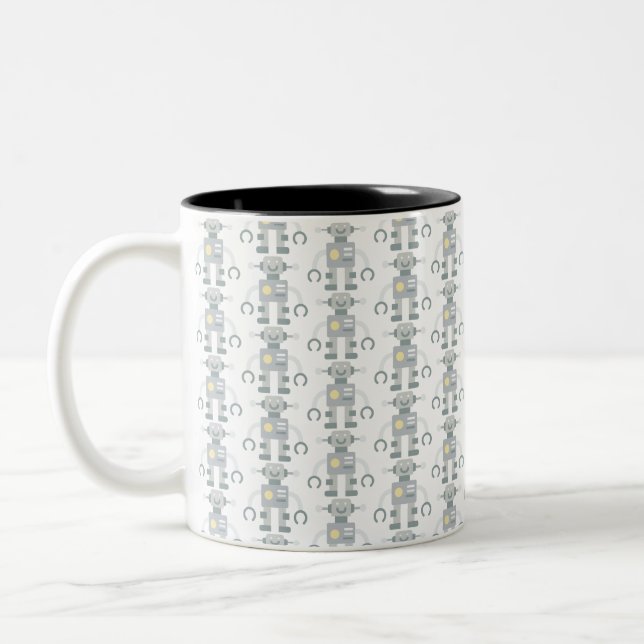 Tasse 2 Couleurs robot (Gauche)