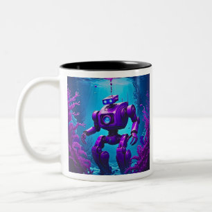 Tasse 2 Couleurs robot scout sous l'eau
