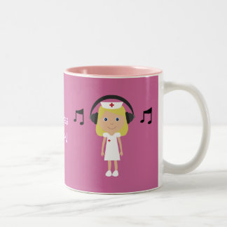 Tasse 2 Couleurs Roche d'infirmières !