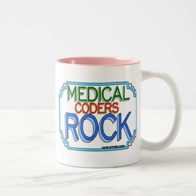 Tasse 2 Couleurs Roche Médicale de codeurs (Droit)