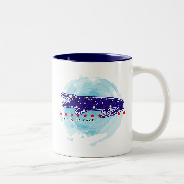 Tasse 2 Couleurs Rocher de crocodile (Droit)