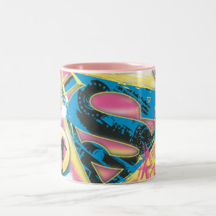 Tasse 2 Couleurs Roches de Supergirl