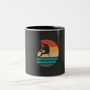 Tasse 2 Couleurs Rock Escalade Climber Retro