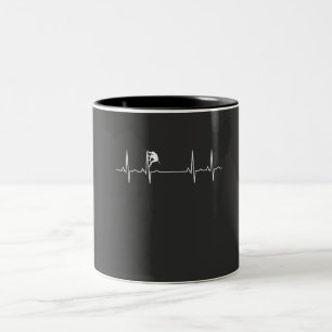 Tasse 2 Couleurs Rock Escalade Heartbeat