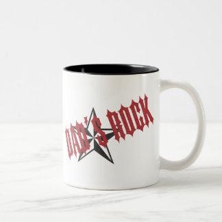 Tasse 2 Couleurs Rock Star Papa ~ Fête des pères